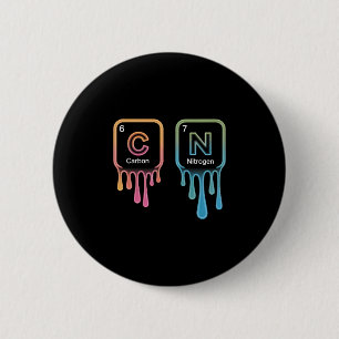 Badge Rond 5 Cm Drôle 67 Mème Science Chimie Nerd Humour Périodiqu