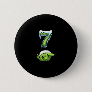Badge Rond 5 Cm Drôle 67 Mème Six Sept Monstre Épouvantable Mains
