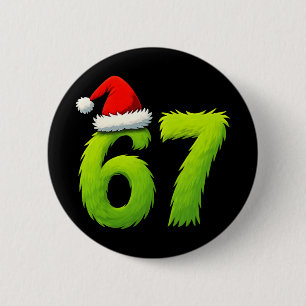 Badge Rond 5 Cm Drôle 67 Noël Six Sept Memes 6 7 Ados Garçons G