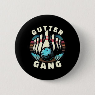 Badge Rond 5 Cm Drôle Bowlers Cadeau Pour Hommes Femmes Vintage Gu