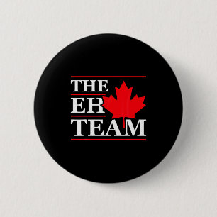 Badge Rond 5 Cm Drôle Carte Eh Équipe Canada Comédie Sarcasme