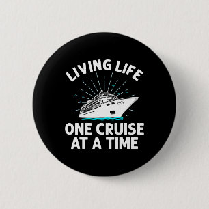 Badge Rond 5 Cm Drôle Cruise Art Hommes Femmes Famille Croisière V