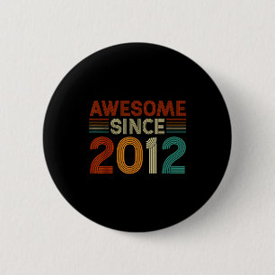 Badge Rond 5 Cm Drôle de fils de 13 ans Incroyable depuis 2012 Ann