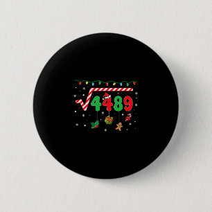 Badge Rond 5 Cm Drôle de Noël 6 7 Prof de Maths 67 Mème Racine Car