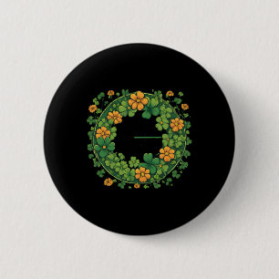 Badge Rond 5 Cm Drôle de Saint-Patrick hispanique Embrasse-moi je