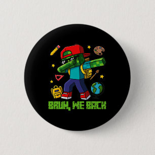Badge Rond 5 Cm Drôle Design Oversize Ck À l'école