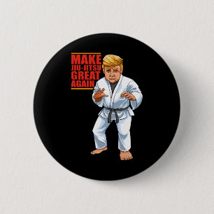 Badge Rond 5 Cm Drôle Donald Trump Républicain - Jiu-jitsu Et Bjj