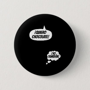 Badge Rond 5 Cm Drôle espagnol Annonce Grossesse Bébé Nouvelle Mam