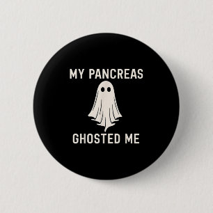 Badge Rond 5 Cm Drôle Halloween Diabète Sensibilisation Mes Pancré