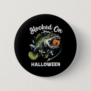 Badge Rond 5 Cm Drôle Halloween Pêcheurs Garçons Hommes Zombie B P