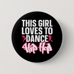 Badge Rond 5 Cm Drôle Hip hop Danser Art Pour Enfants Filles Femme