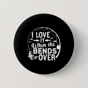 Badge Rond 5 Cm Drôle J'adore Quand Elle Se Penche (sur le dos) Po