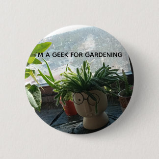 Badge Rond 5 Cm Drôle Jardin Pin
