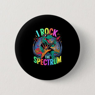 Badge Rond 5 Cm Drôle Je Fais Bouger Le Spectre Prof De L'Autisme 