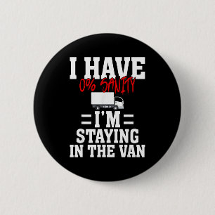 Badge Rond 5 Cm Drôle je reste dans la van phasmophobia joueur moi