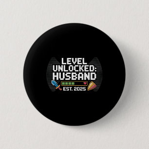 Badge Rond 5 Cm Drôle Joueur Mariage Fiançailles cadeau Tee