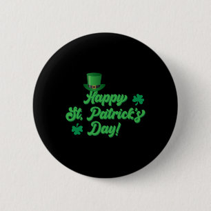 Badge Rond 5 Cm Drôle Jour de la Saint Patrick Leprechaun cadeau d