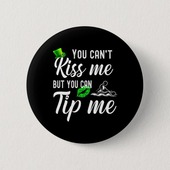Badge Rond 5 Cm Drôle Jour de la Saint Patrick Tee Mage Therapist  (Devant)