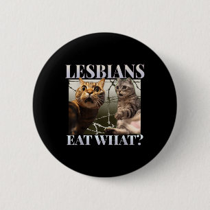Badge Rond 5 Cm Drôle Lesbiennes Gay pride Mangent Ce Queer Lgbtq 