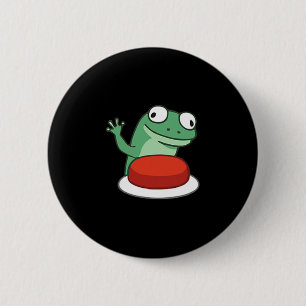 Badge Rond 5 Cm Drôle Lizard Button Mème T-shirt.png