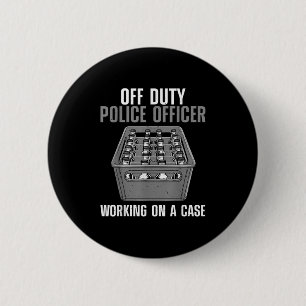 Badge Rond 5 Cm Drôle officier de poux Design pour hommes femmes l