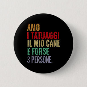 Badge Rond 5 Cm Drôle Phrase Homme Femme Aimer Tatouages Tatouage