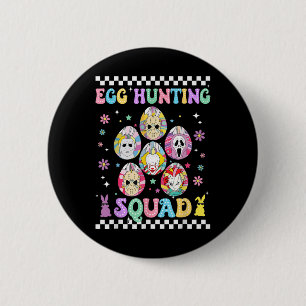 Badge Rond 5 Cm Drôle Préparez-Vous À Super Coloration Horreur Oeu