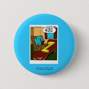 Badge Rond 5 Cm Drôle Psychiatrie Carton Sur Bouton Qualité