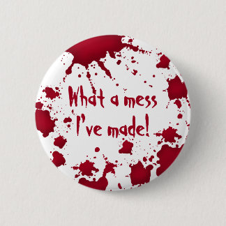 Badge Rond 5 Cm Drôle psycho Halloween