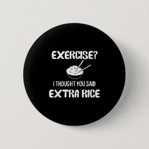 Badge Rond 5 Cm Drôle Pun, Exercise_ Je Pense Que Vous Avez Dit Ex