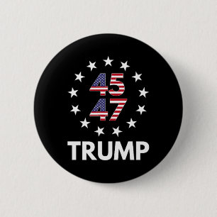 Badge Rond 5 Cm Drôle Qr Président Trump Danse Code Trump 4547 ( 2