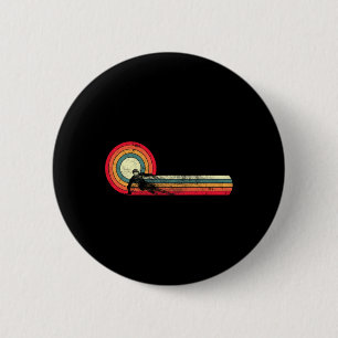 Badge Rond 5 Cm Drôle Rétro Ski Vintage 80s 90s Ski Descente Fr