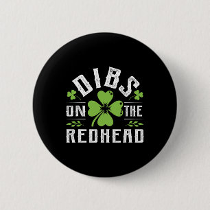 Badge Rond 5 Cm Drôle Shamrock Irlandais De Jour de la Saint Patri