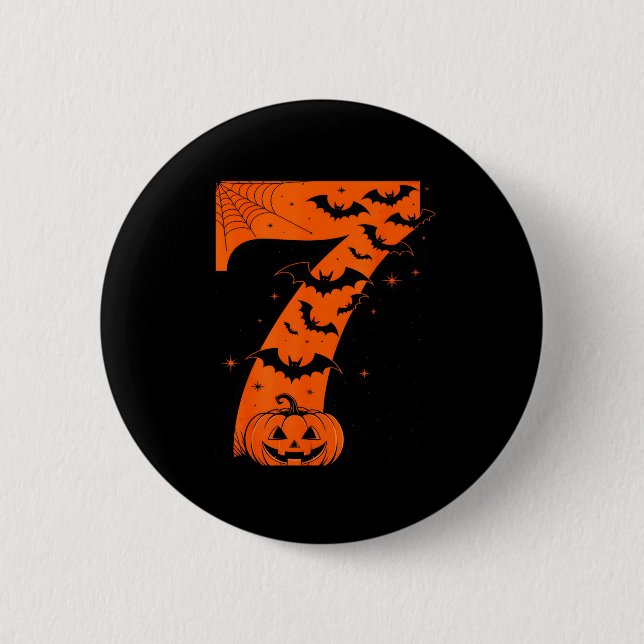 Badge Rond 5 Cm Drôle Six Sept 6 7 Conception de Mème Couples Hall (Devant)