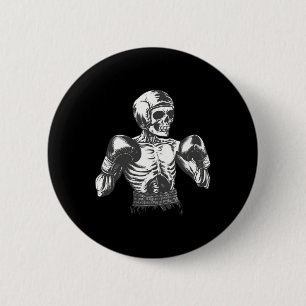Badge Rond 5 Cm Drôle Squelette Boxer Avec Gants Boxer Lutter K