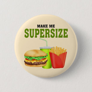 Badge Rond 5 Cm Drôle Supersize