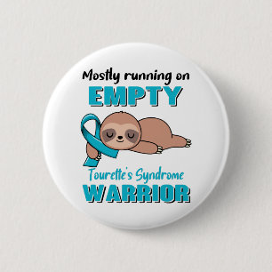 Badge Rond 5 Cm Drôle Tourette's Syndrome Cadfts de sensibilisatio