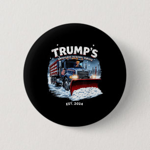 Badge Rond 5 Cm Drôle Trump 2024 Victory Snowflake Removal