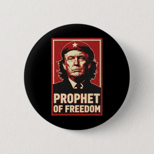 Badge Rond 5 Cm Drôle Trump Che Guevara Prophète de l'amant de la
