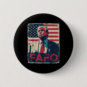 Badge Rond 5 Cm Drôle Trump Fafo F autour de Découvrez Retro Us Dr
