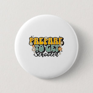 Badge Rond 5 Cm Drôles de professeurs de rentrée scolaire se prépa