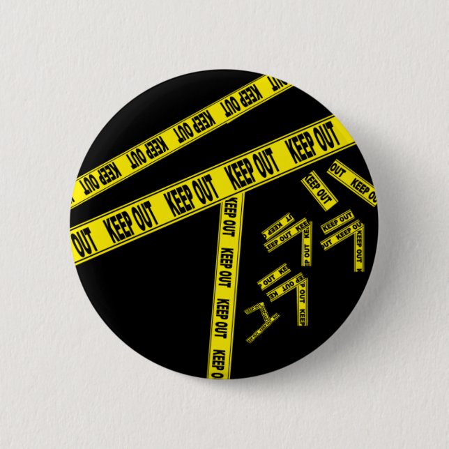 Badge Rond 5 Cm DRRR ! EMPÊCHEZ D'ENTRER le bouton (Devant)