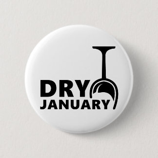 Badge Rond 5 Cm Dry january, pas d'alcool pendant un mois