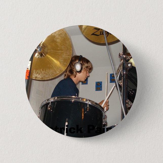 Badge Rond 5 Cm DSC00460, peintures de Patrick (Devant)