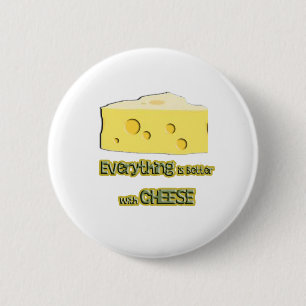 Badge Rond 5 Cm du fromage est assorti à tout