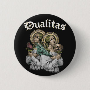 Badge Rond 5 Cm Dualitas - Design gothique