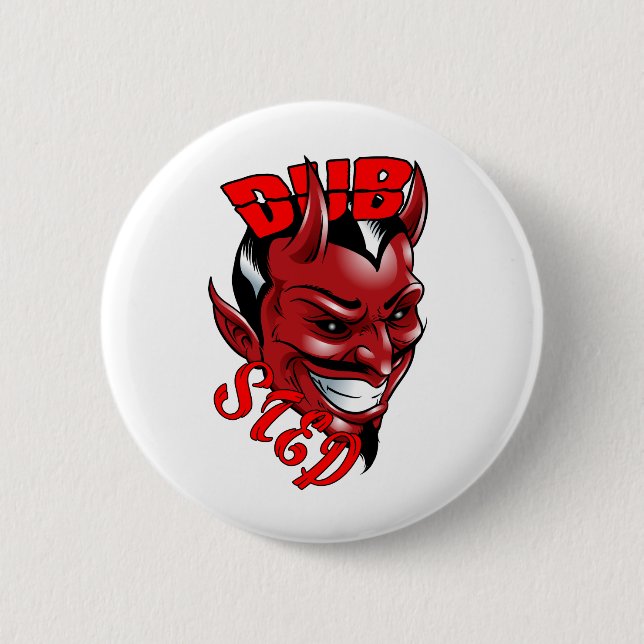 Badge Rond 5 Cm Dubstep Devil (Devant)