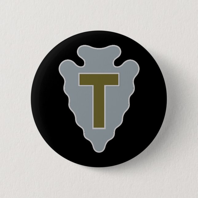 Badge Rond 5 Cm DUI - 36e division d'infanterie (Devant)
