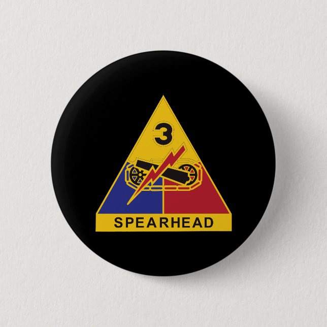 Badge Rond 5 Cm DUI - 3e division blindée (Devant)
