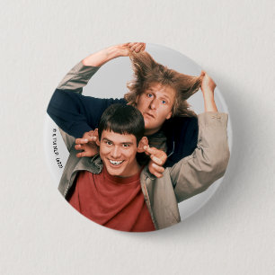 Badge Rond 5 Cm Dumb et Dumb   Lloyd et Harry